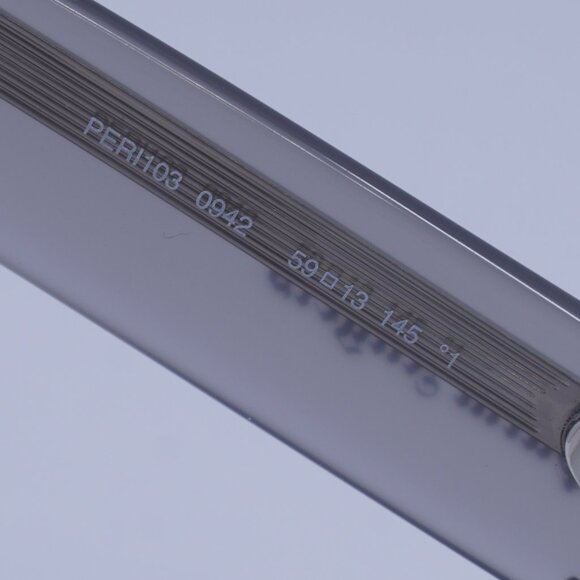 Palm Angels PERI103 ELFIN 0942 Sunglasses Grey Aviator Frame, Blue Lenses - Picture 7 of 9